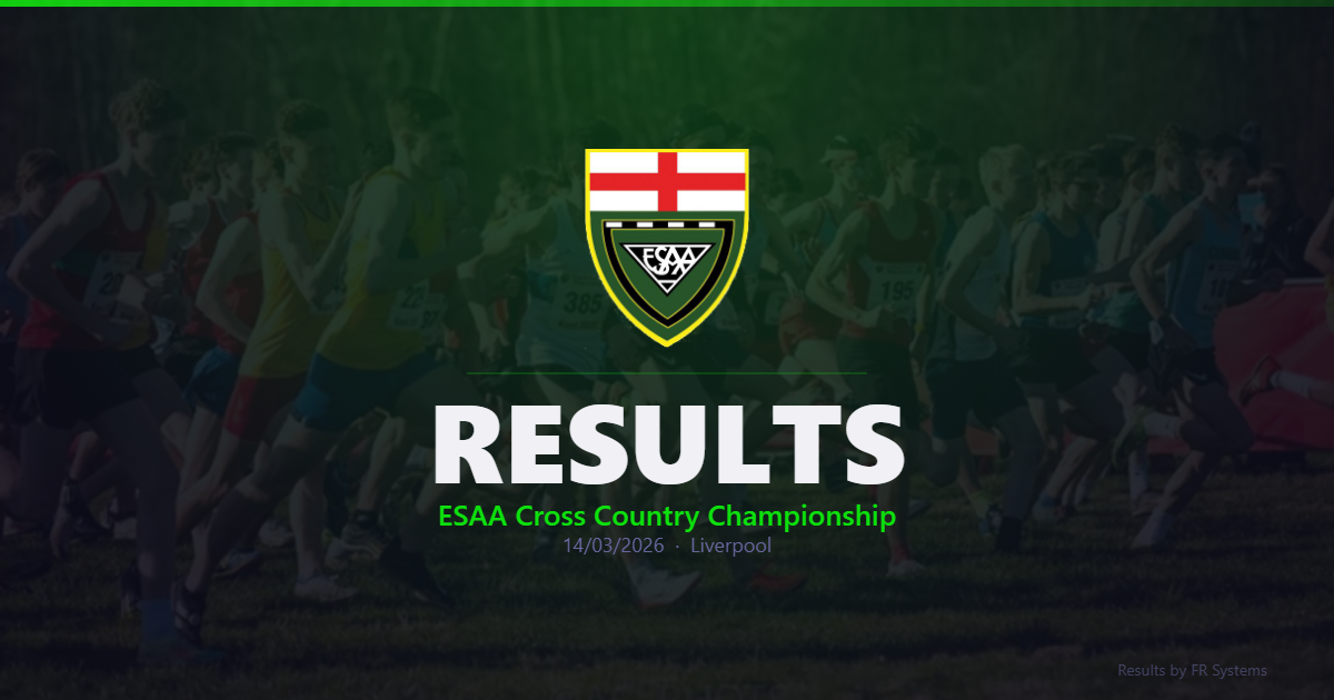 ESAA Cross Country Championship